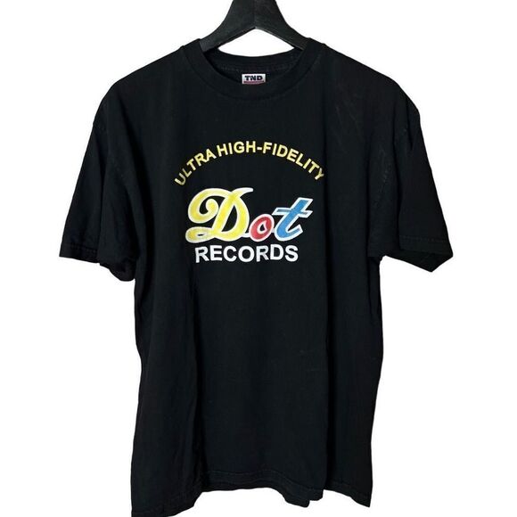 VTG Ultra High Fidelity Dot Records T Shirt Large - Picture 1 of 4